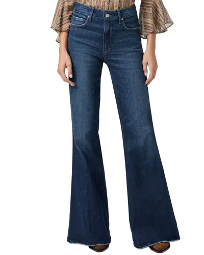 Paige Marlow Reverse Seamed Queen Flare Jean In Blue