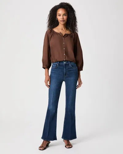 Paige Marlow Skimmer Flare Jean In Blue