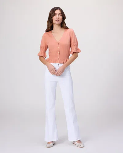 Paige Marlow Skimmer Flare Jean In White