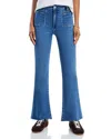 Paige Marlow Skimmer High Rise Flare Jeans In Florea In Blue