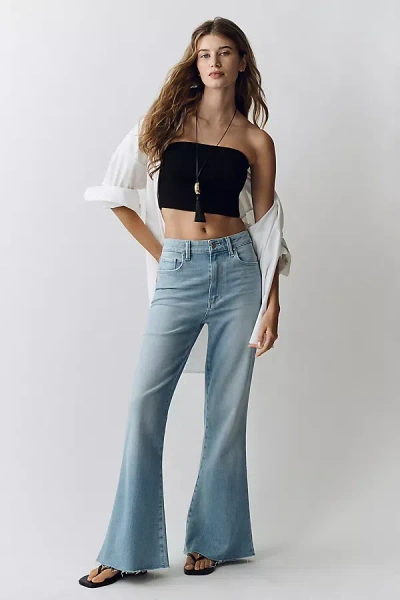 Paige Marlow Skimmer High-rise Flare Jeans In Blue