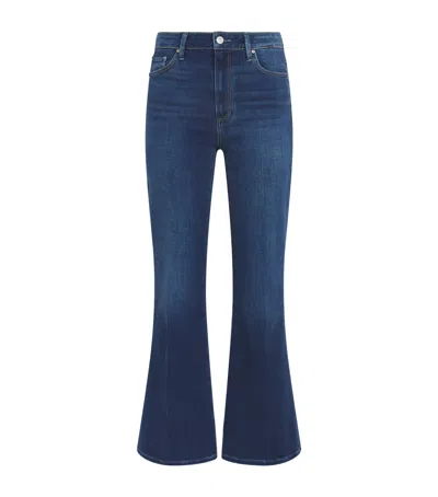 Paige Marlow Skimmer High-rise Flared Jeans In Blue