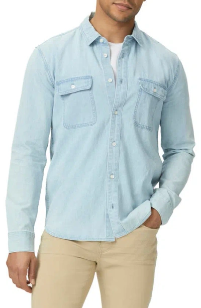 Paige Martin Chambray Button-up Shirt In Asher