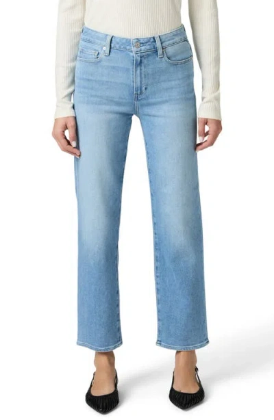 Paige Mason Ankle Straight Leg Jeans In Blue