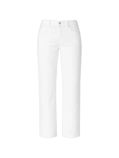 Paige Mason Buttoned Jeans In White