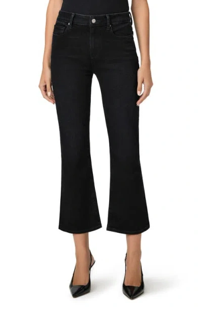 Paige Mason Crop Bootcut Jeans In Black