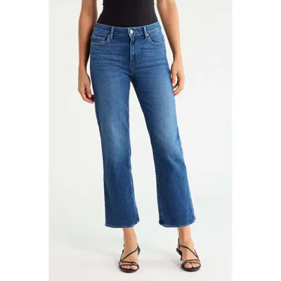 Paige Mason High Waist Ankle Bootcut Jeans In Blue