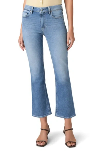 Paige Mason High Waist Crop Bootcut Jeans In Blue