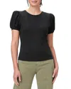 Paige Matcha Tee In Black In Black