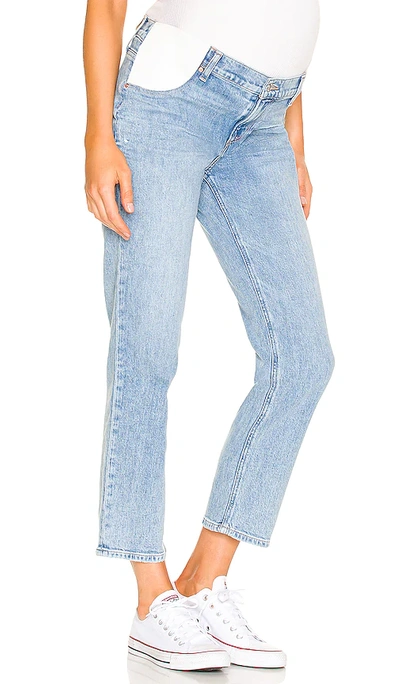 Paige Maternity Noella Straight Jeans In Liza