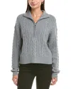 Paige Maylene Wool-blend Sweater In Gray