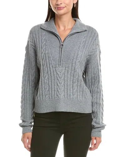 Paige Maylene Wool-blend Sweater In Gray