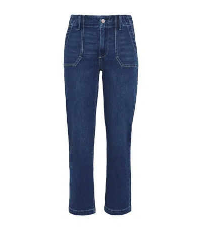Paige Mayslie Ankle Straight Jeans In Blue