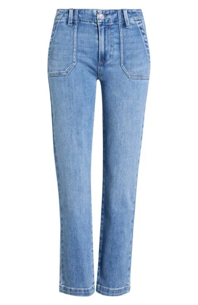 Paige Mayslie Ankle Straight Leg Jeans In Blue