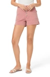 Paige Mayslie Denim Shorts In Pink