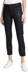 Paige Mayslie Straight-leg Mid-rise Stretch-denim Jeans In Black
