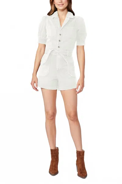 Paige Mayslie Romper In Quartz Sand In Multi