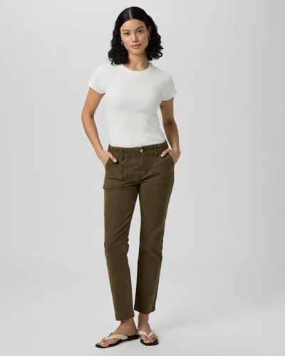 Paige Mayslie Straight Ankle Pant