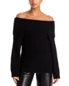 Paige Mazzi Off-the-shoulder Pullover In Multi