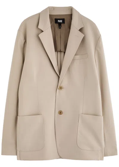 PAIGE PAIGE MCMILLAN JERSEY-TWILL BLAZER