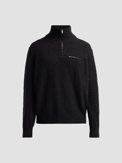 Paige Men's Donover Wool-blend Sweater In Black