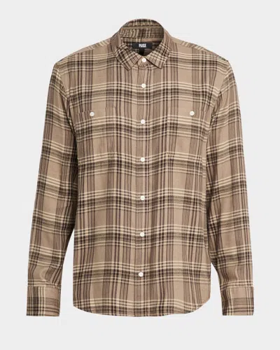 Paige Men's Everett Plaid Button-down Shirt