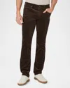 Paige Federal Slim Straight Jeans In Deep Woods In Deep Woods Corduroy