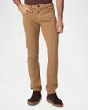 Paige Federal Transcend Slim Straight Leg Jeans In Golden Palm