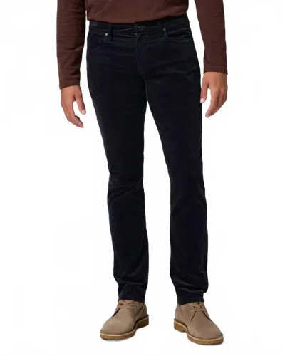 Paige Men's Federal Slim Straight Pant In Deep Anchor In Black