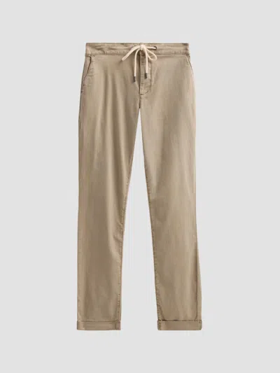 Paige Men's Fraser Drawstring Chino Pants In Brown