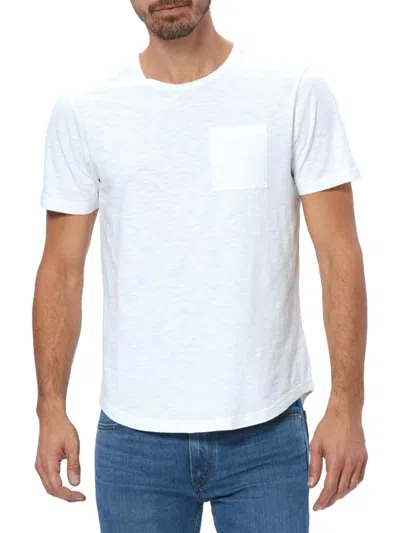 Paige Men's Kenneth Crew Pocket T-shirt In Fresh White