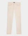 Paige Lennox Slim Fit Jeans In Seashell Beige In Seashell