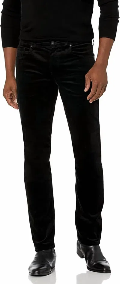 Paige Men's Lennox Slim Fit Stretch Corduroy Pant In Black
