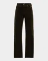 Paige Lennox Slim Fit Corduroy Jeans In Shaded Glen In Multi