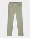 Paige Men's Normandie Straight-leg Jeans In Green