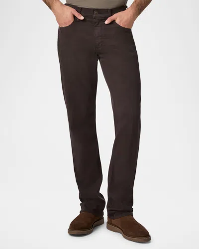 Paige Men's Normandie Straight-leg Jeans In Dp Choco
