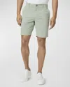 Paige Phillips Stretch Cotton Chino Shorts In Dried Thym