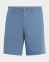 Paige Phillips Stretch Sateen Shorts 7.75 Fjord Valley In Fjord Vlly
