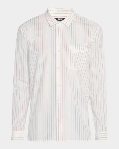 PAIGE MEN'S RADOVAN SUPIMA PINSTRIPE SPORT SHIRT