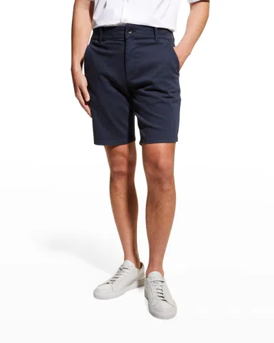 Paige Men's Thompson Brushed Twill Shorts In Deep Anchor