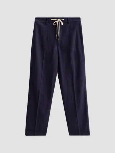 Paige Men's Tiano Straight-leg Drawstring Pants In Black