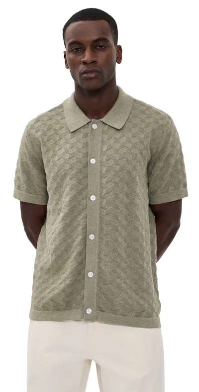 Paige Mendez Sweater Shirt Dried Lemongrass In Green