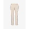 Paige Mens Atlantic Fog Stafford Slim-fit Tapered-leg Stretch-woven Trousers In Neutral