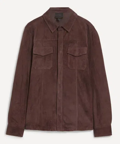 Paige Mens Baltimo Suede Overshirt