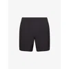 Paige Mens Munoz Elasticated-waist Woven Shorts Black In Black