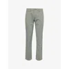 Paige Mens Bonsai Vincent Straight-leg Cotton Chino Trousers In Gray