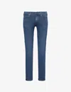 Paige Croft Slim-fit Low-rise Stretch-woven Blend Jeans In Bryson
