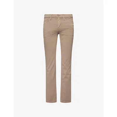 Paige Mens Federal Slim-fit Straight-leg Denim Jeans Caribou