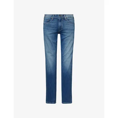 Paige Mens Doheny Relaxed Straight-leg Stretch-denim Jeans Carnell