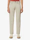 Paige Federal Slim-fit Stretch-cotton Jeans In Clean Khaki